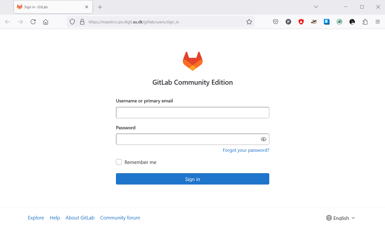 Gitlab Sign on