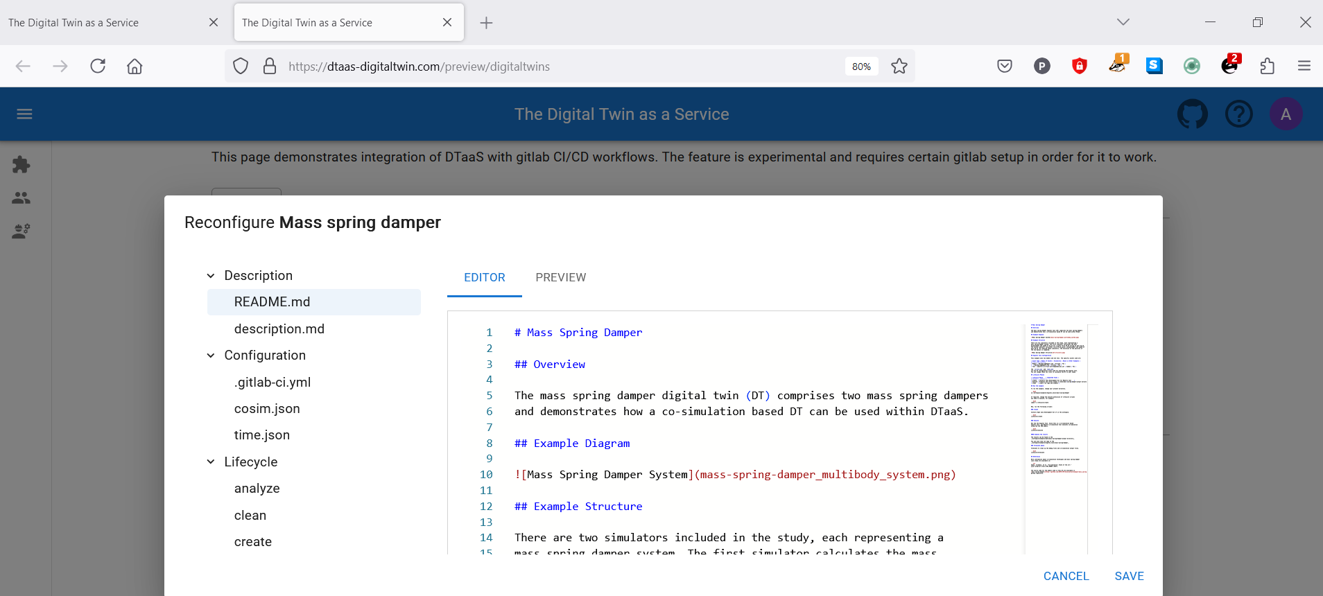 Digital Twin Reconfigure