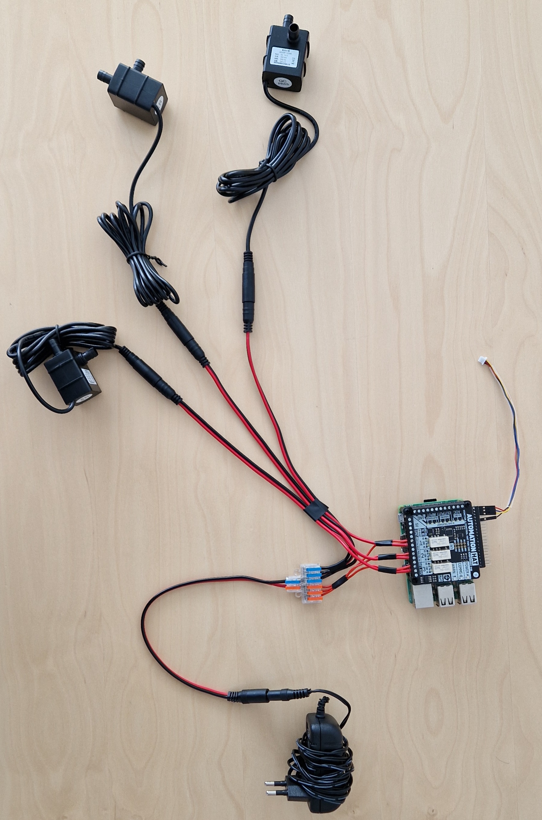 Power board top view