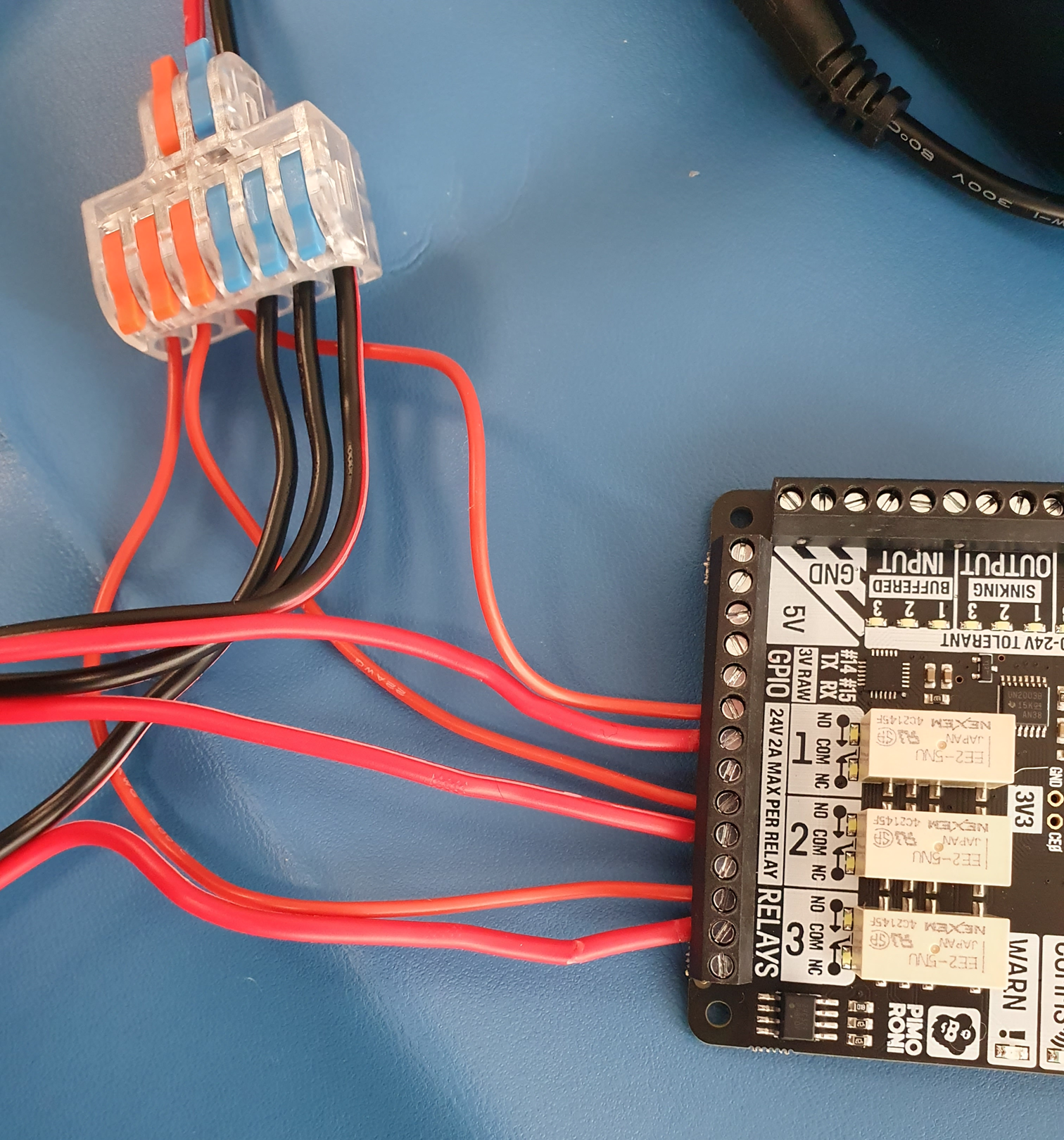 Power board DF detail view