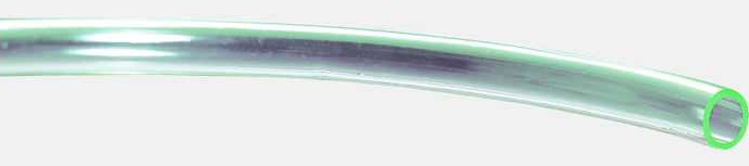 Example of PVC tubing used to connect pumps to plants
